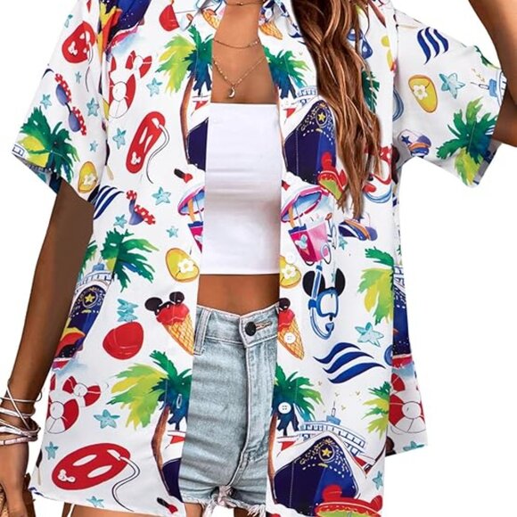 2 Disney Cruise Line women's shirts - size 2xl - Picture 3 of 5